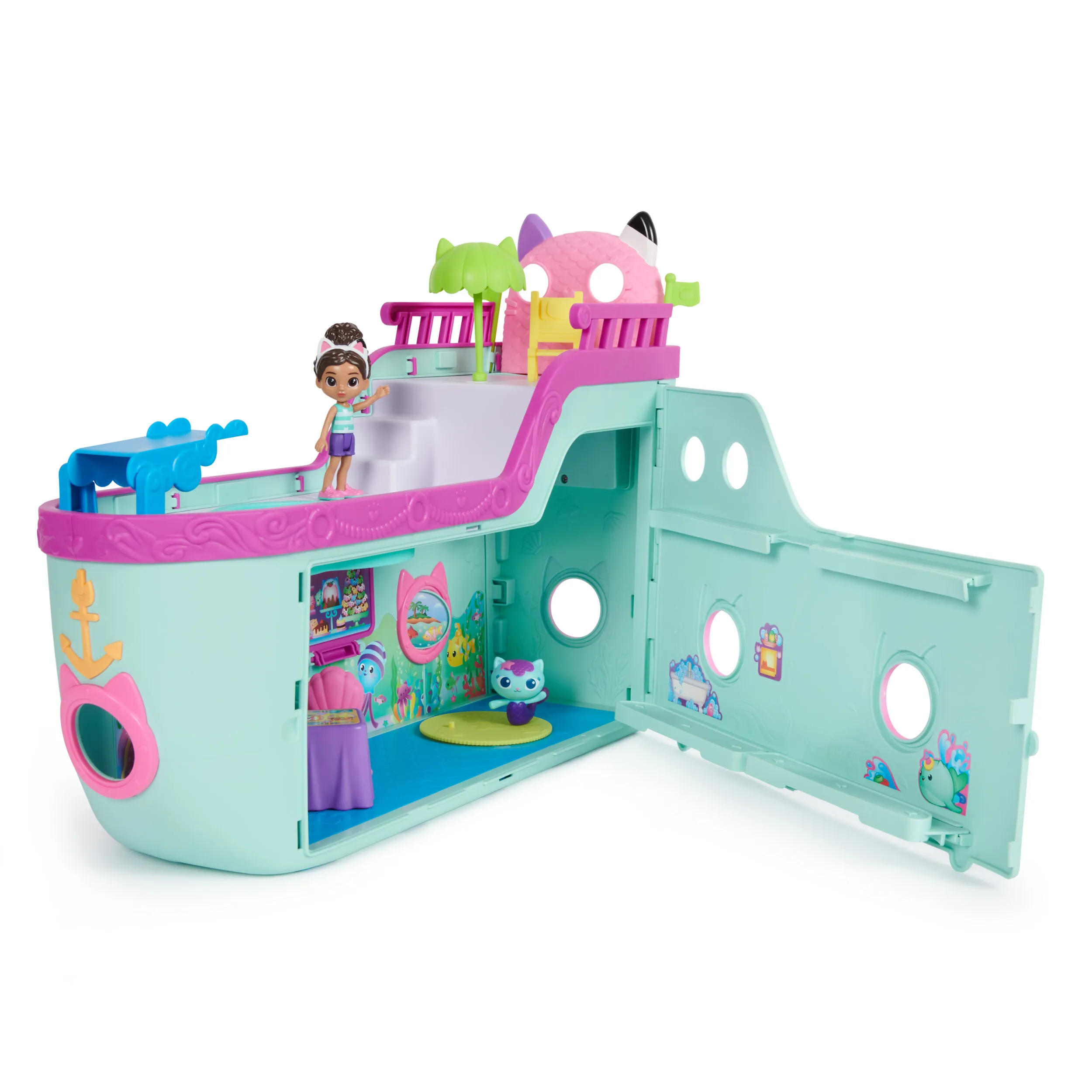 Spin Master Gabby's Dollhouse - Gabby's Cruise Ship, Toy Vehicle