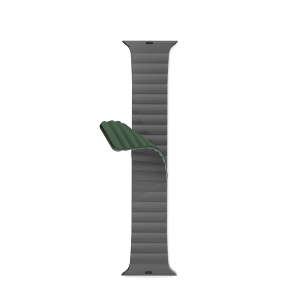 EPICO Watch Strap Magnetic for Apple Watch 38/40/41mm - GREY/green