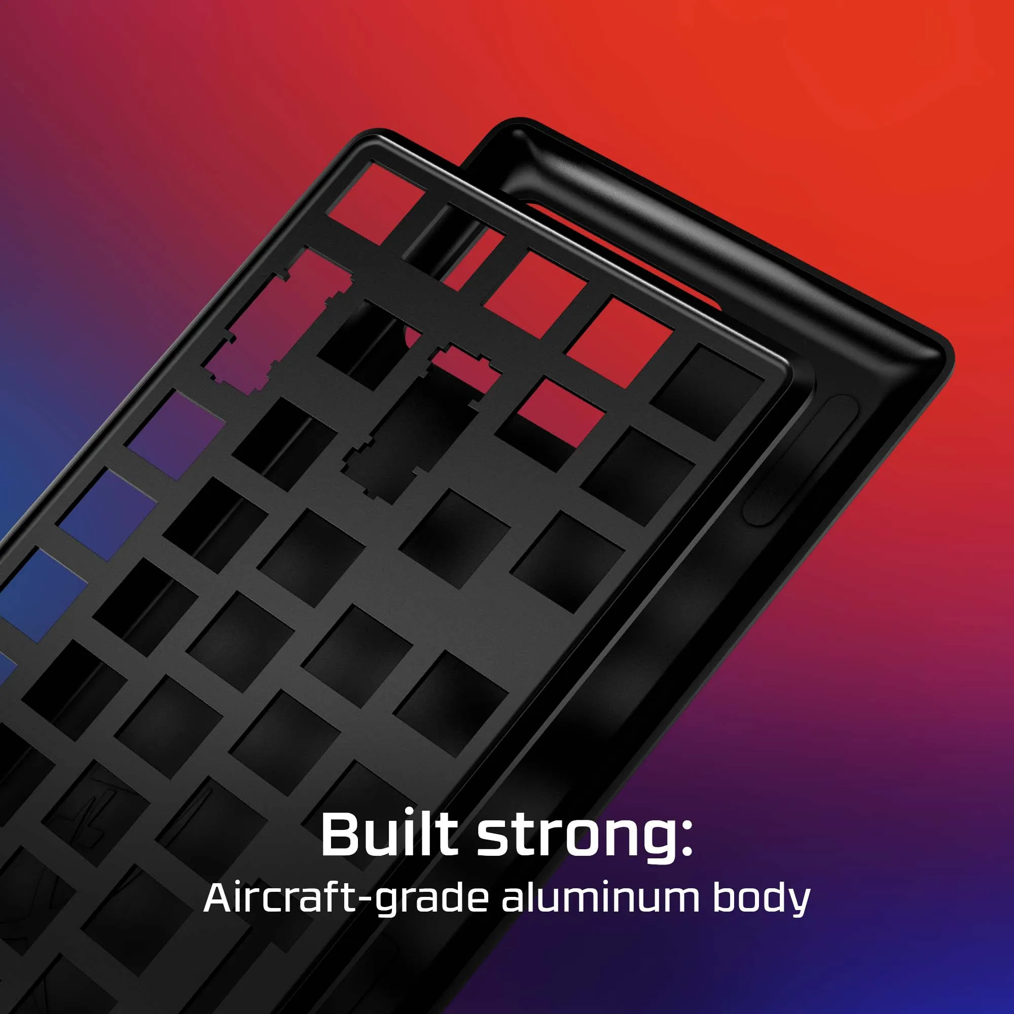 HyperX Alloy Origins Core PBT mekaniskt speltangentbord, HyperX Red, svart
