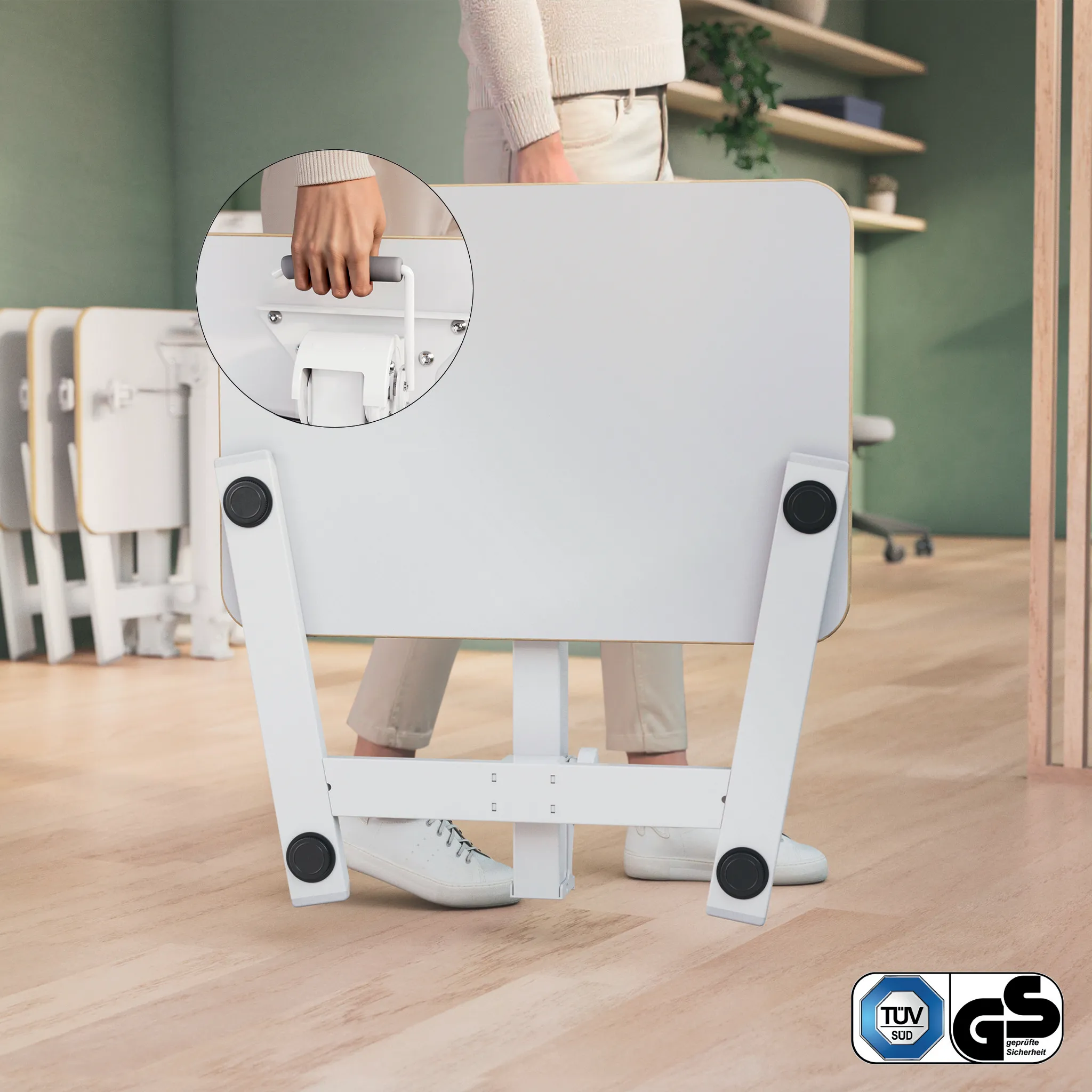 Leitz Ergo - foldable ergonomic standing desk