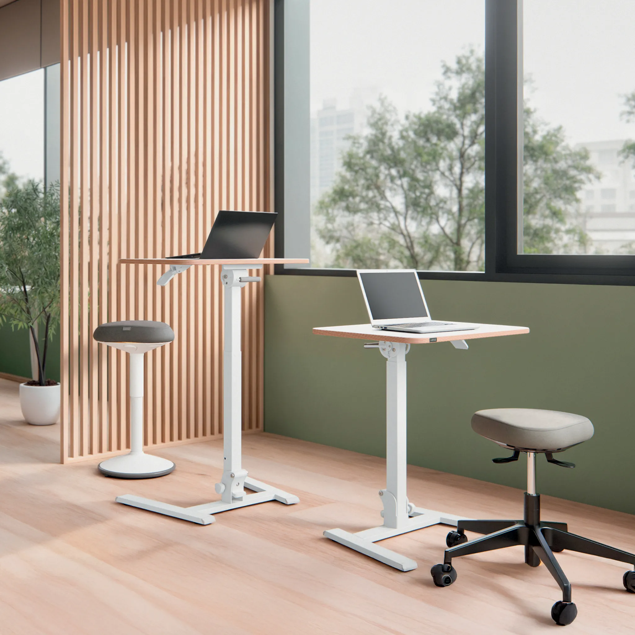 Leitz Ergo - foldable ergonomic standing desk