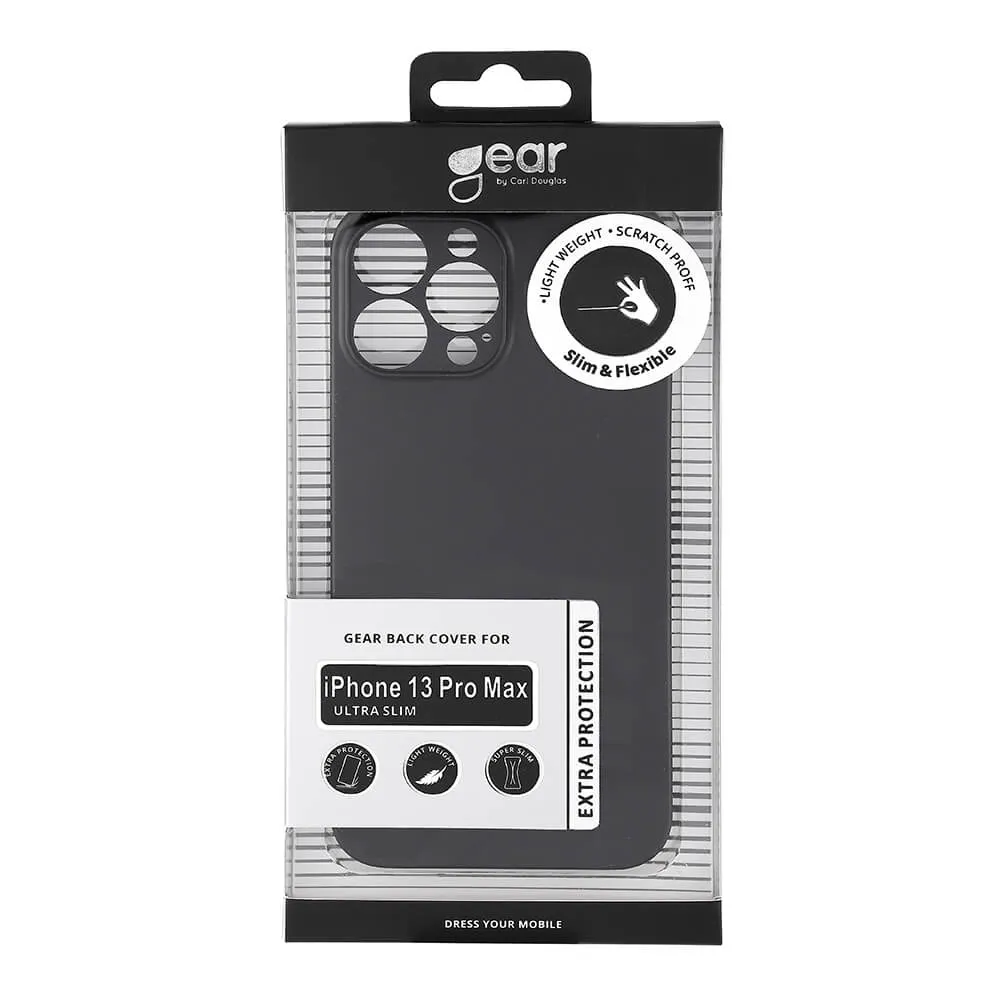 GEAR Ultra Slim, iPhone 13 Pro Max - Case, Black
