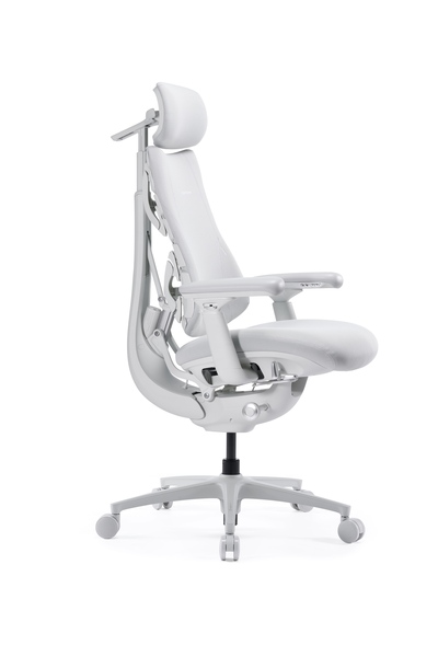 LiberNovo Omni Pro Dynamic - Ergonomisk stol, 48cm Glacier White
