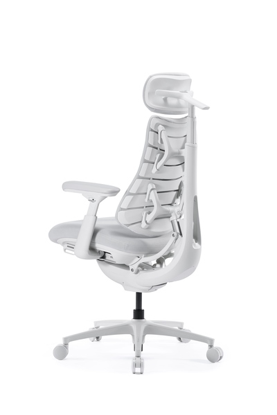 LiberNovo Omni Pro Dynamic Ergonomic Chair - 48cm Glacier White