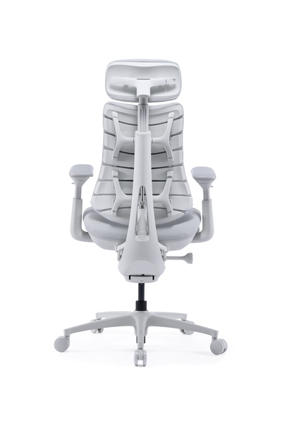 LiberNovo Omni Pro Dynamic - Ergonomisk stol, 48cm Glacier White