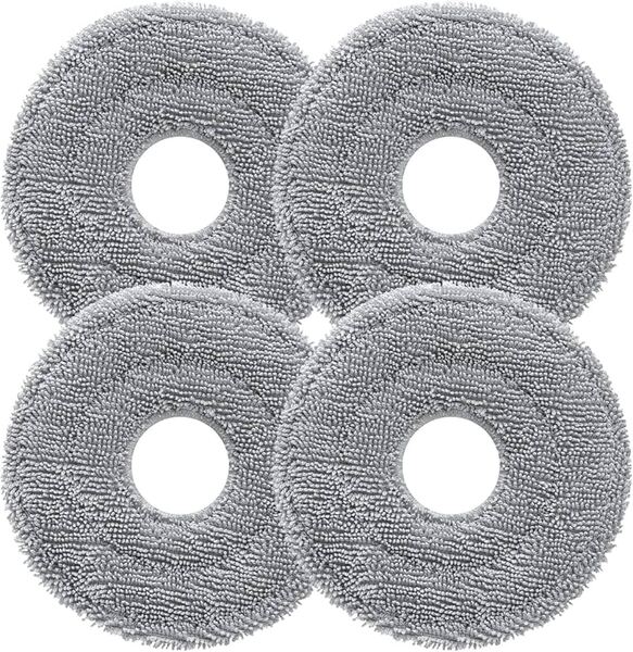 Roborock SAROS 10R / Z70 Mop cloths, 4-pack, Dark Grey