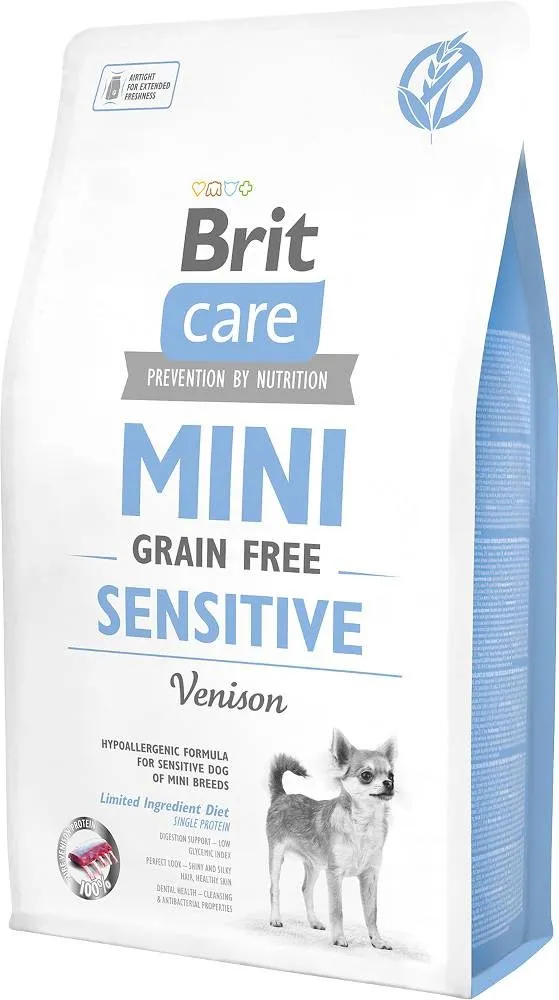Brit Care Grain-free Sensitive Venison, Dry food for dogs, Adult, 2kg