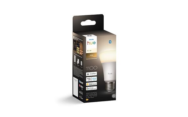 Philips Hue LED smart lamp, White, E27