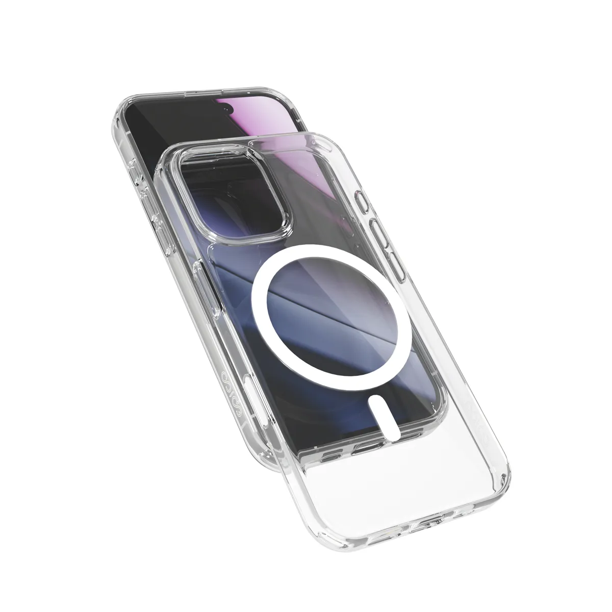 Epico Hero Mag+ Case iPhone 17 Qi2  &  MagSafe Compatible, transparent