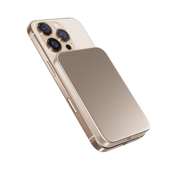Epico UltraPack EM51 Qi2 5000 Slim Alu Mag+ Power Bank - aavikkotitaani