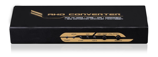 Muunnin AHD - HDMI/AHD/CVBS/YPbPr, musta