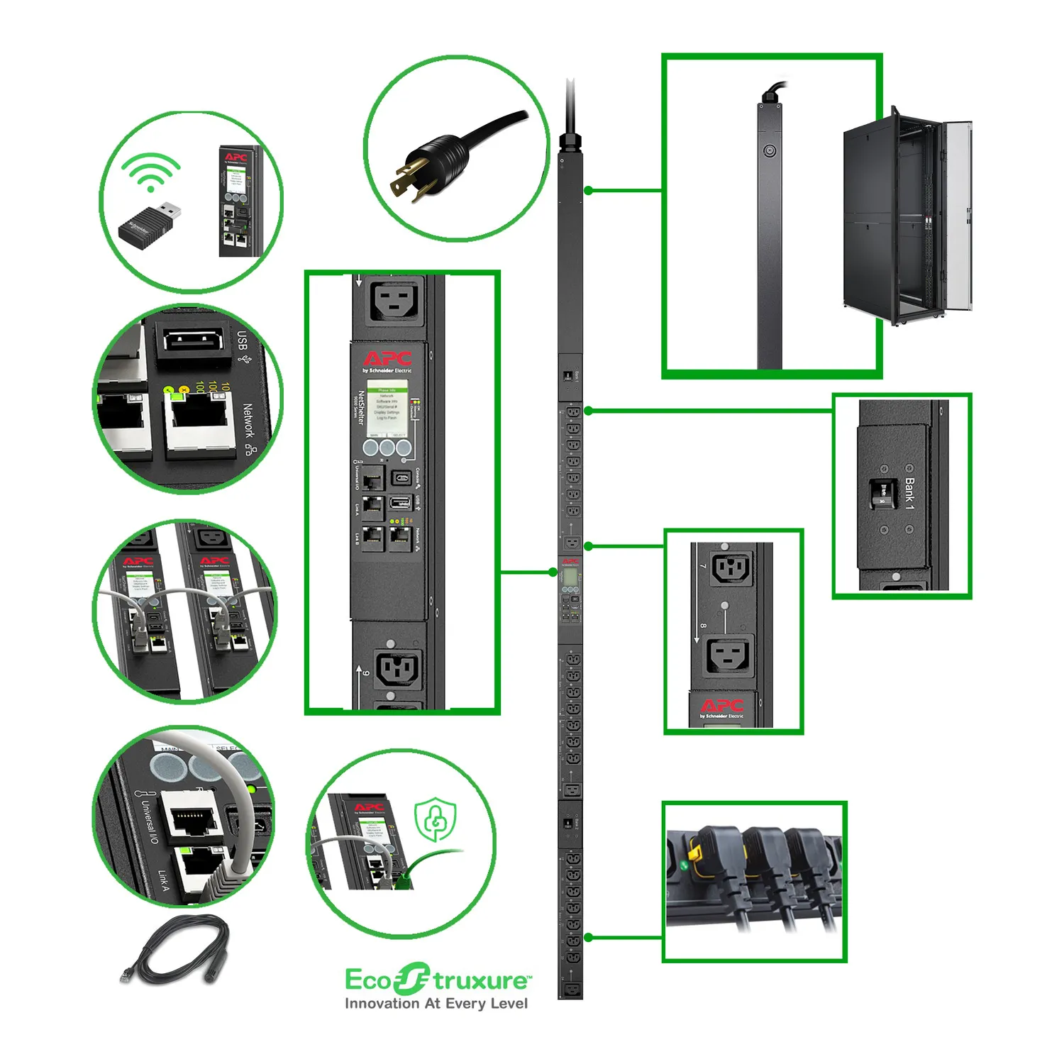 APC Rack PDU 9000 Switched ZeroU 30A