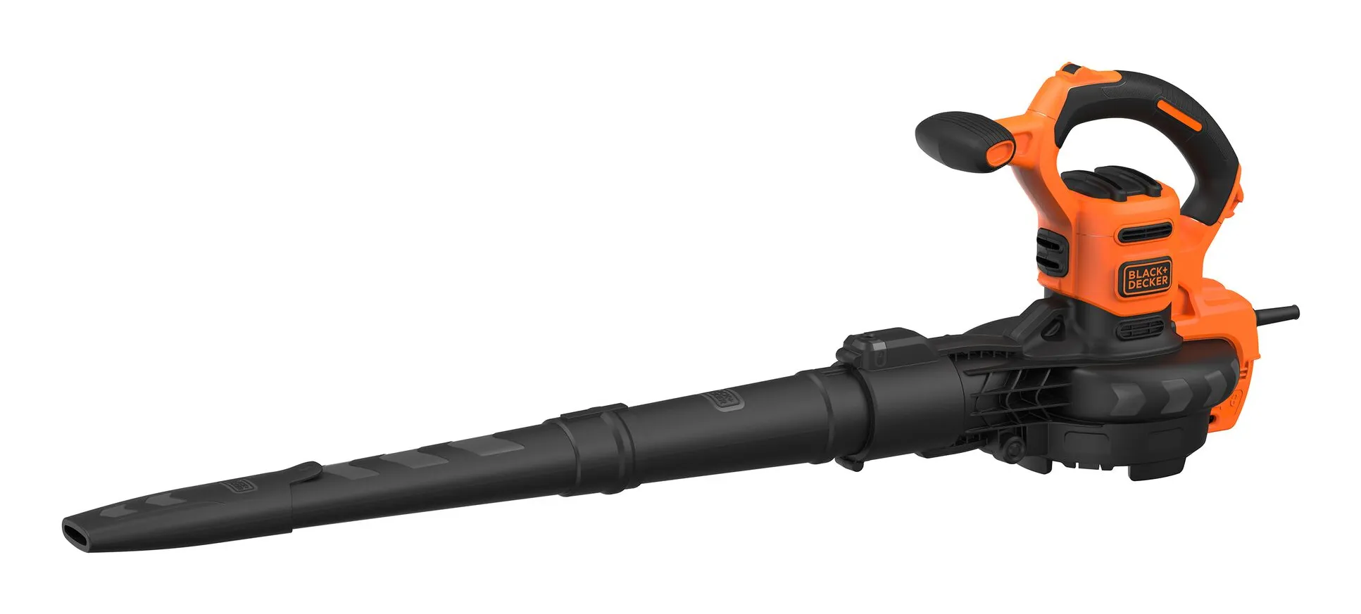 BLACK + DECKER 3-in-1 electric leaf vacuum BEBLV301-QS, leaf vacuum / leaf blower&nbsp;(black / orange, 3,000 watts)