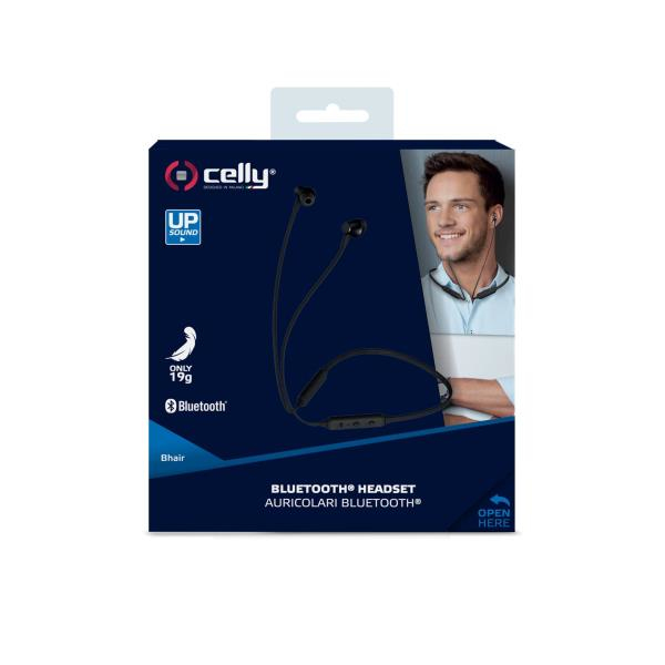 CELLY BLUETOOTH AIR NECK BAND (BLACK)