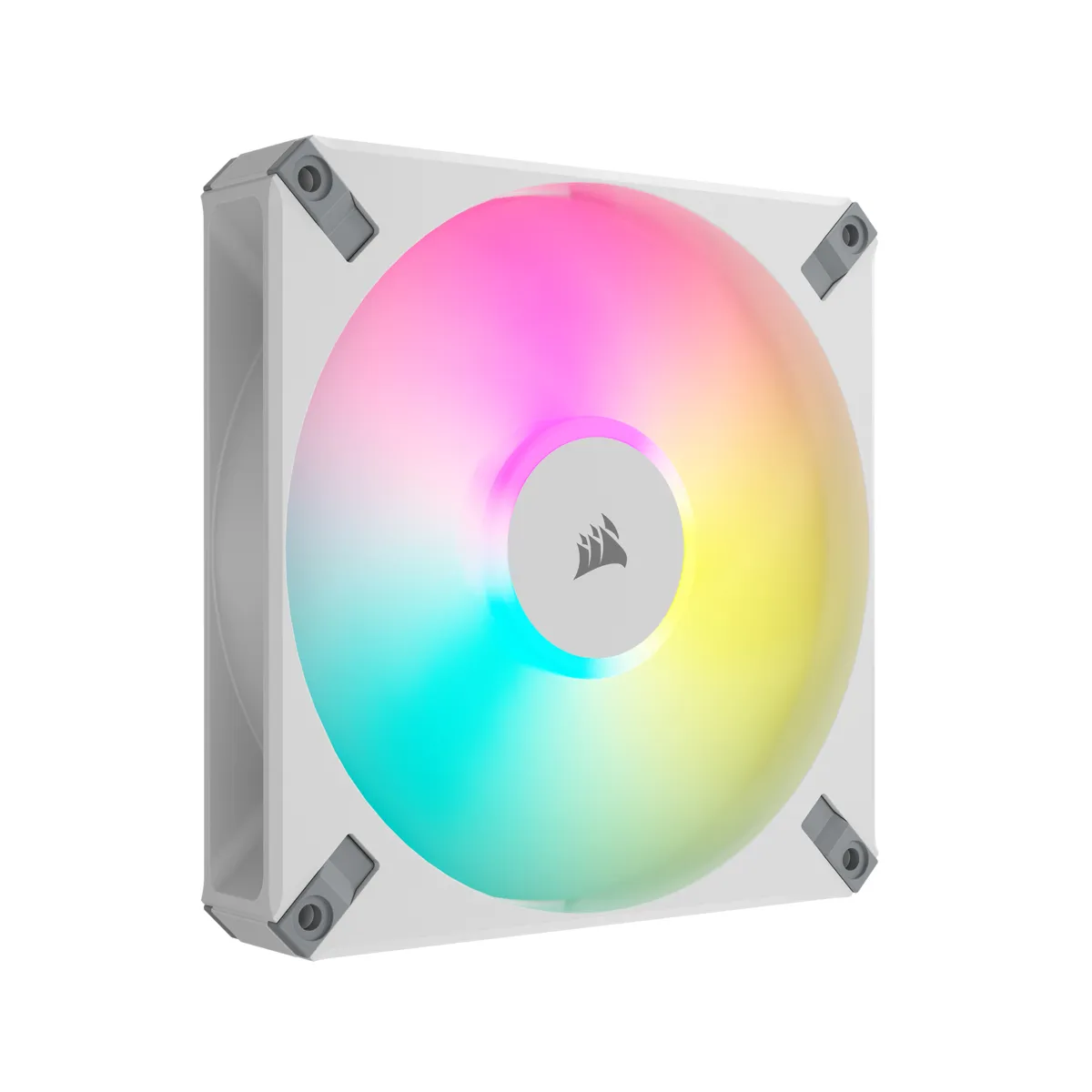 Corsair iCUE AF140 RGB ELITE PWM fl&auml;kt, fluiddynamiskt lager, 140 mm, vit