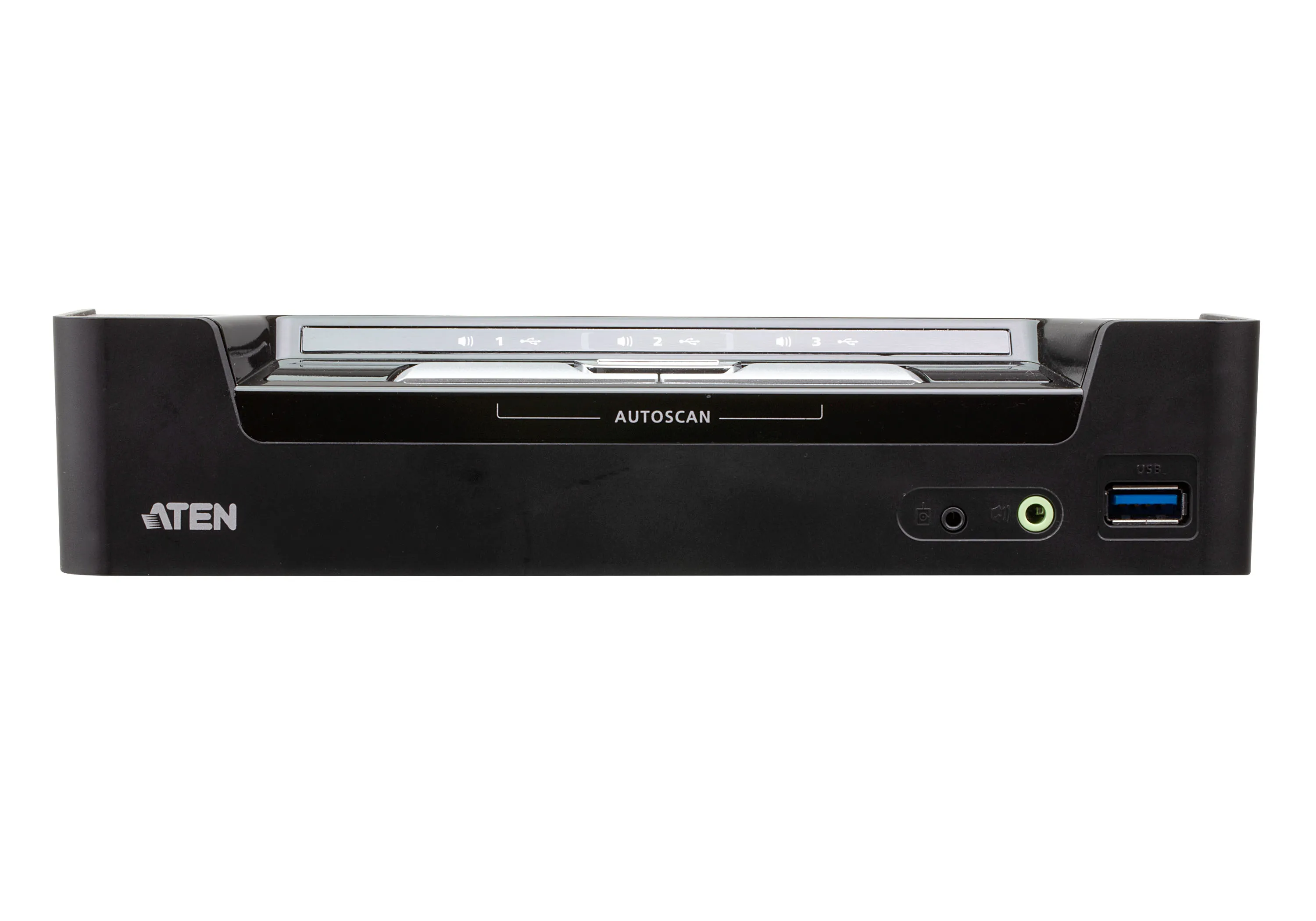 ATEN 3-Port USB-C True 4K DisplayPort Hybrid KVM Switch with USB 3.0