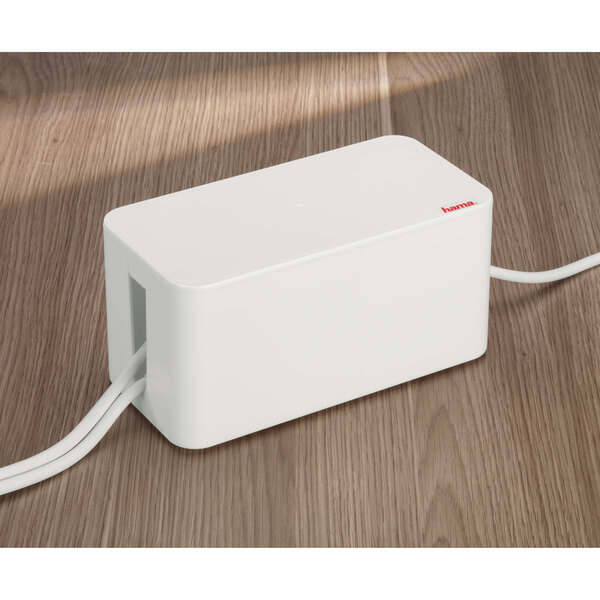 HAMA CABLE BOX MINI, WHITE