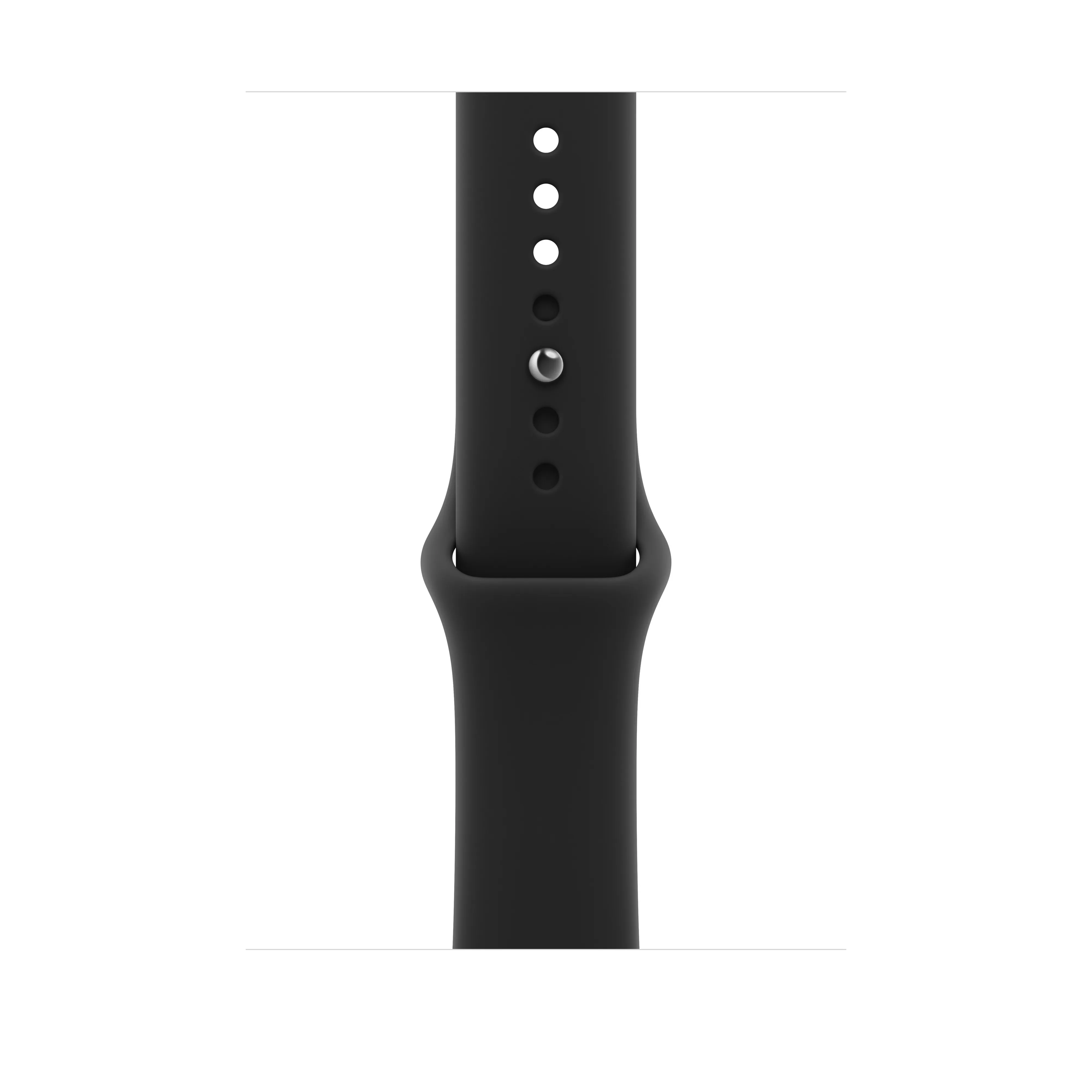 Apple Watch 46 mm -urheiluranneke, musta, S/M
