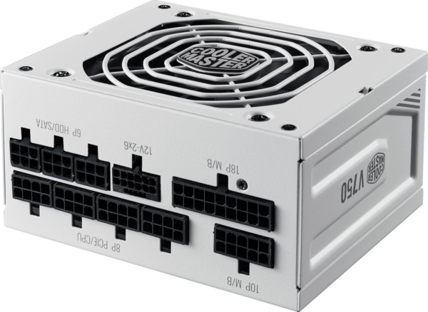 Cooler Master V750 SFX ATX 3.1 - str&ouml;mk&auml;lla, vit, 80 Plus Gold