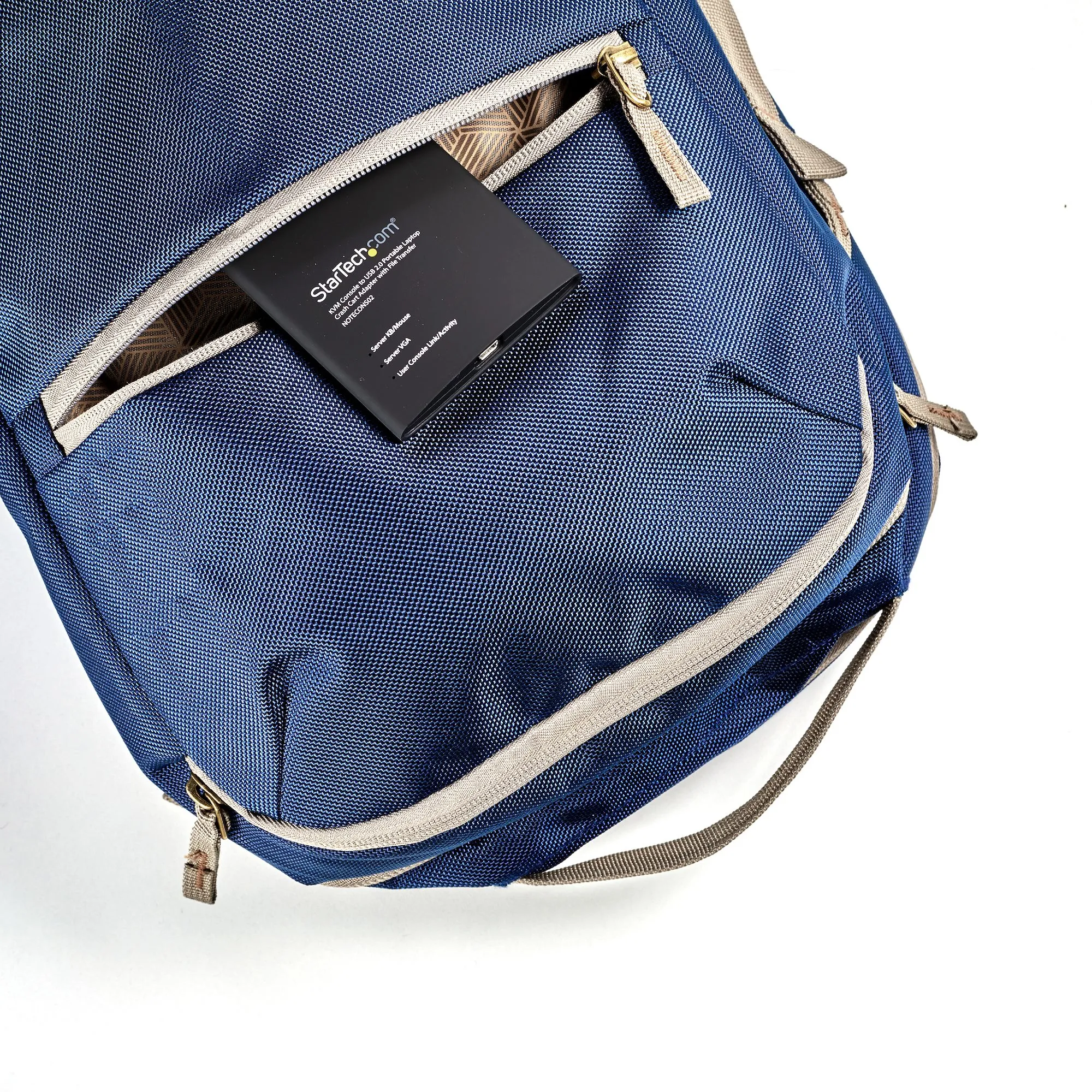 KVM Portable Crash Cart w/File Transfer