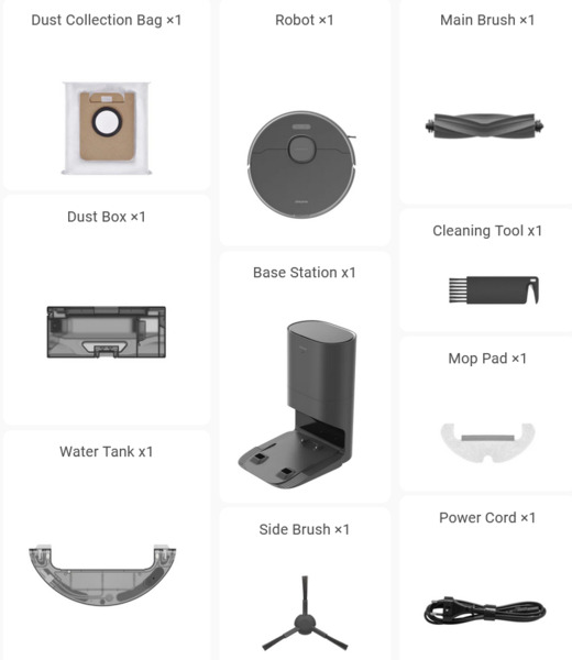 Dreame DreameBot D10s Plus - robotdammsugare, svart