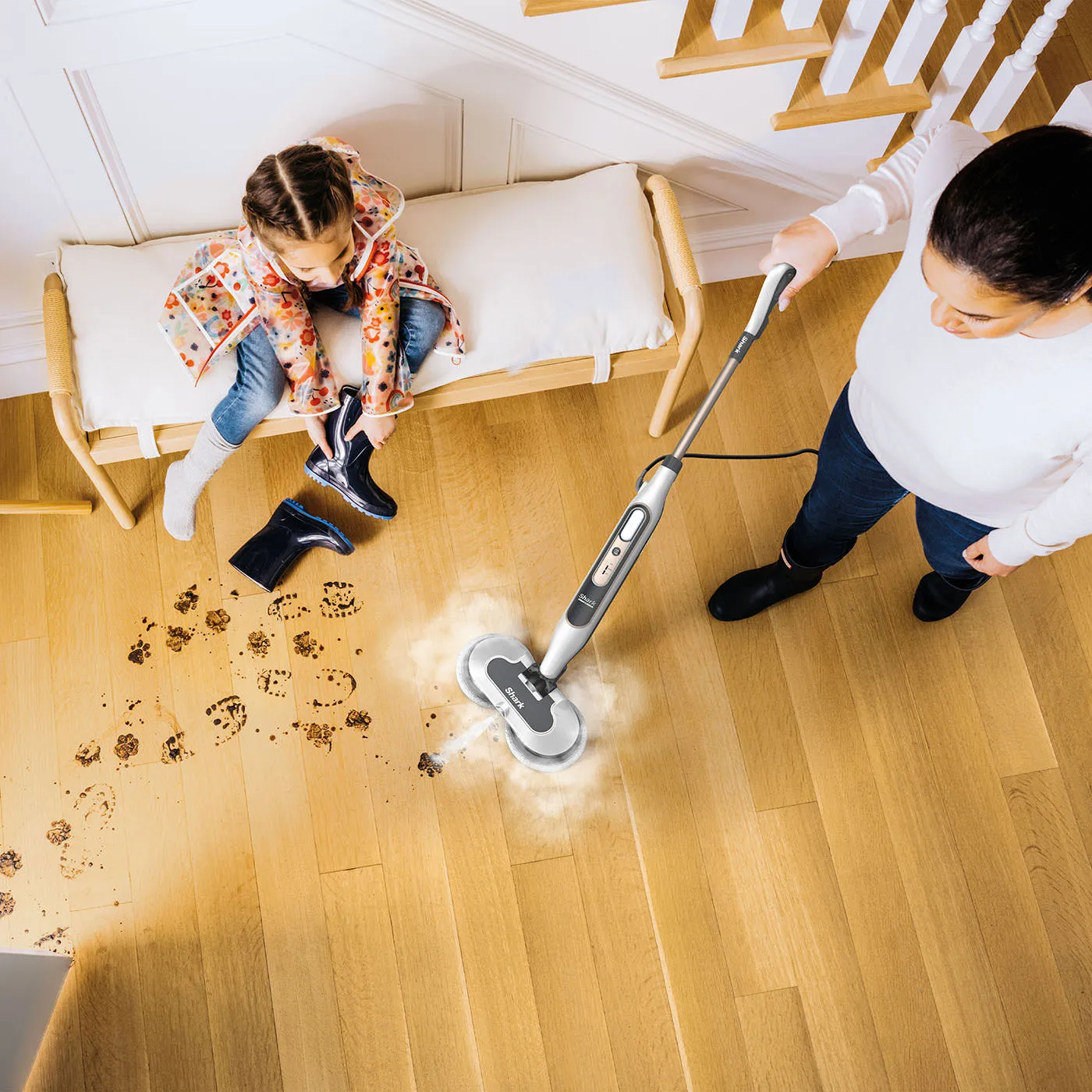 Shark S8201EU Höyrymoppi, valkoinen Shark S8201EU Höyrymoppi, valkoinen