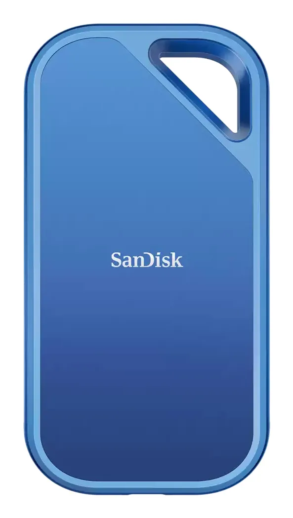 SanDisk Creator Pro 2 Tt USB-C -ulkoinen SSD, Sininen
