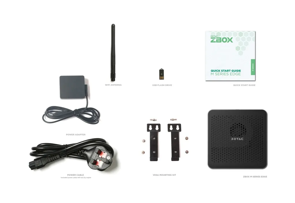 ZOTAC ZBOX MI648 i5-1340P mini-PC barebone, svart