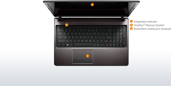 LENOVO IdeaPad G580 i5-3230M 15.6inch HD 2x4GB 500GB 5.4k DVDRW Intel HD Graphics NON-INTEL 1X1 BGN+BT4.0 6cell WIN8 Dark Brown