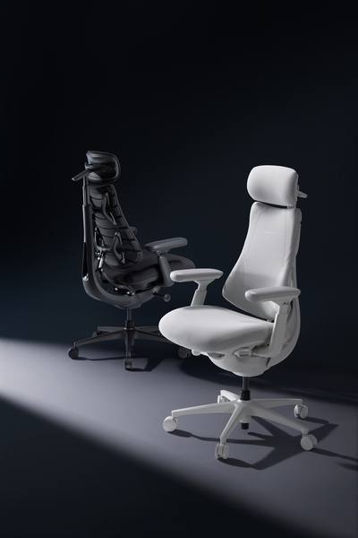 LiberNovo Omni Pro Dynamic Ergonomic Chair - 48cm Glacier White