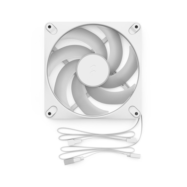 Fractal Design Dynamic 3 14 PWM RGB -kotelotuuletin, 140 mm, Valkoinen