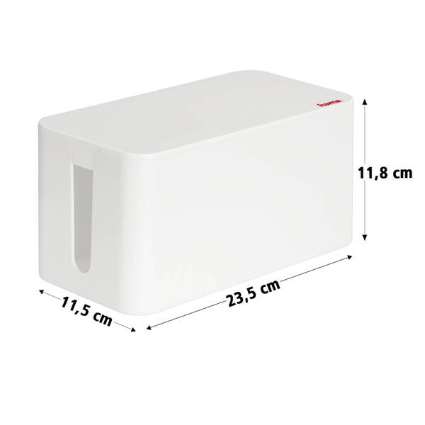 HAMA CABLE BOX MINI, WHITE