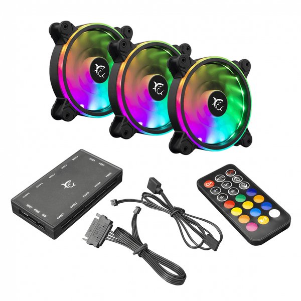 WHITE SHARK FAN 1262-04-V NEBULA - ARGB KIT