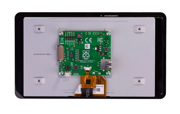 Raspberry Pi official 7&quot; LCD-touchscreen, 800x480, kapacativ, black