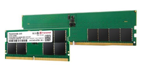 TRANSCEND 32GB DDR5 4800 SO-DIMM 2RX8 2GX8 CL40 1.1V