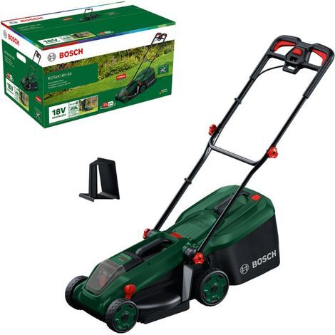 Bosch Rotak 18V-43 Borstl&ouml;s Batteridriven gr&auml;sklippare 43 cm