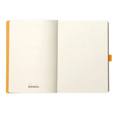Rhodia Goalbook soft taupe A5 dot ivory