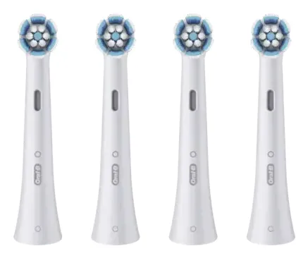 Oral-B iO Skonsam rengöring borsthuvuden, 4-pack, Vit Oral-B iO Skonsam rengöring borsthuvuden, 4-pack, Vit