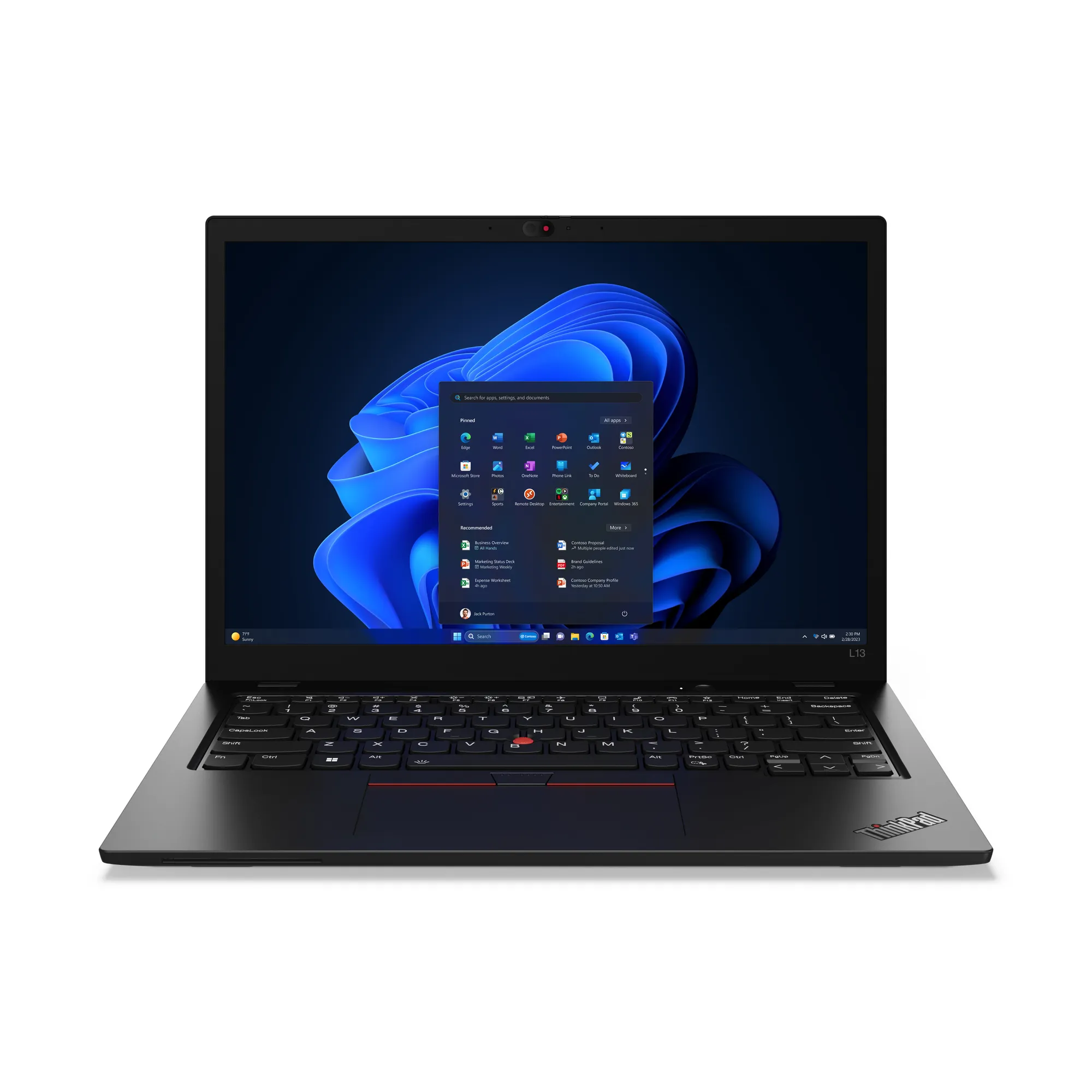 Lenovo ThinkPad L13 G5 13.3" Intel Ultra 5 125U, 16GB, 512GB, Win 11 Pro - notebook, Black