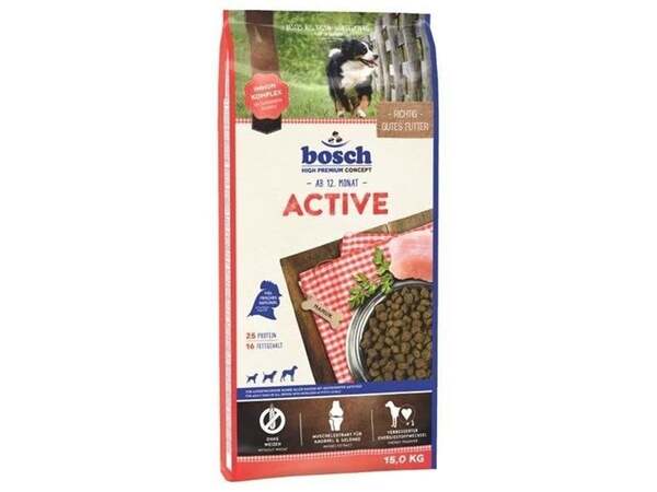 Bosch HPC Active, Koiran kuivaruoka, Adult, 15 kg