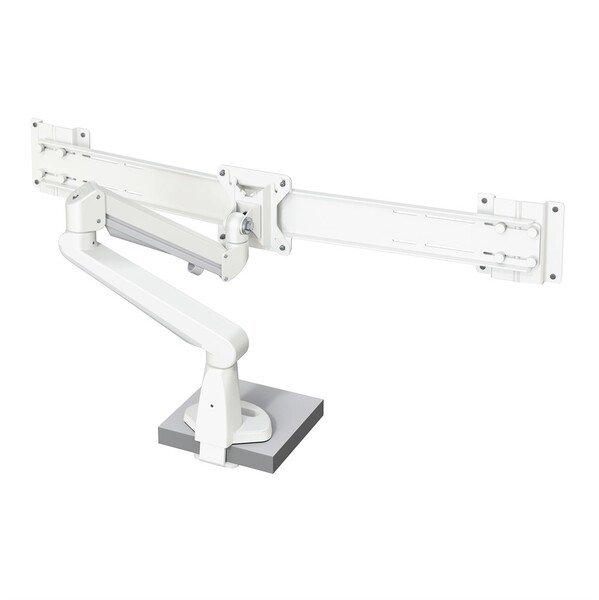 FORMING FUNCTION Stockholm Duo-Bar Monitor Arm, for 2 monitors, with gas spring, 6kg, VESA 100x100, White