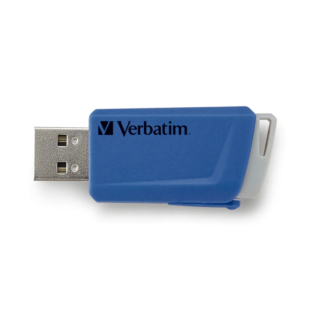 Verbatim 32 Gt Store 'n' Click USB 3.2 Gen 1x1 -muistitikku, Sininen/Punainen (2kpl)