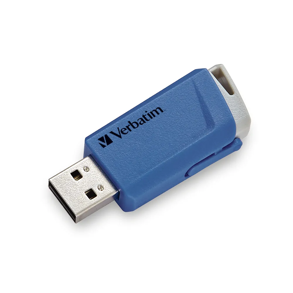 Verbatim 32 Gt Store 'n' Click USB 3.2 Gen 1x1 -muistitikku, Sininen/Punainen (2kpl)