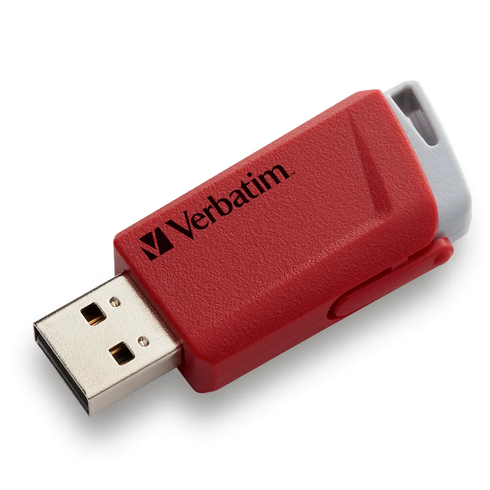 Verbatim 32 Gt Store 'n' Click USB 3.2 Gen 1x1 -muistitikku, Sininen/Punainen (2kpl)