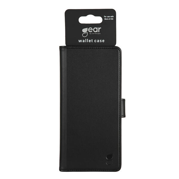 GEAR Wallet, Moto G100 - Wallet Case, Black