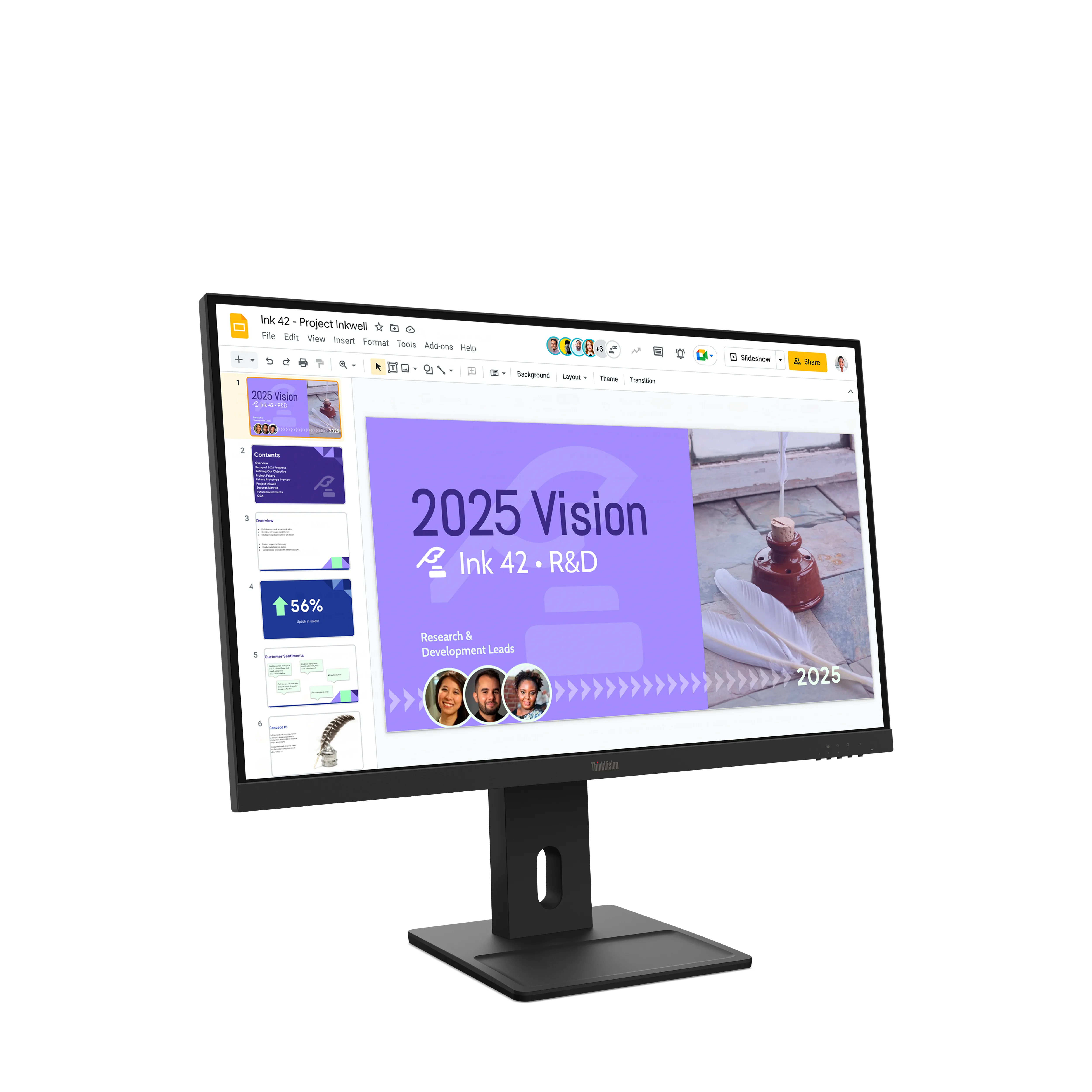 Lenovo ThinkVision E27Q-40 27&quot; QHD, IPS sk&auml;rm