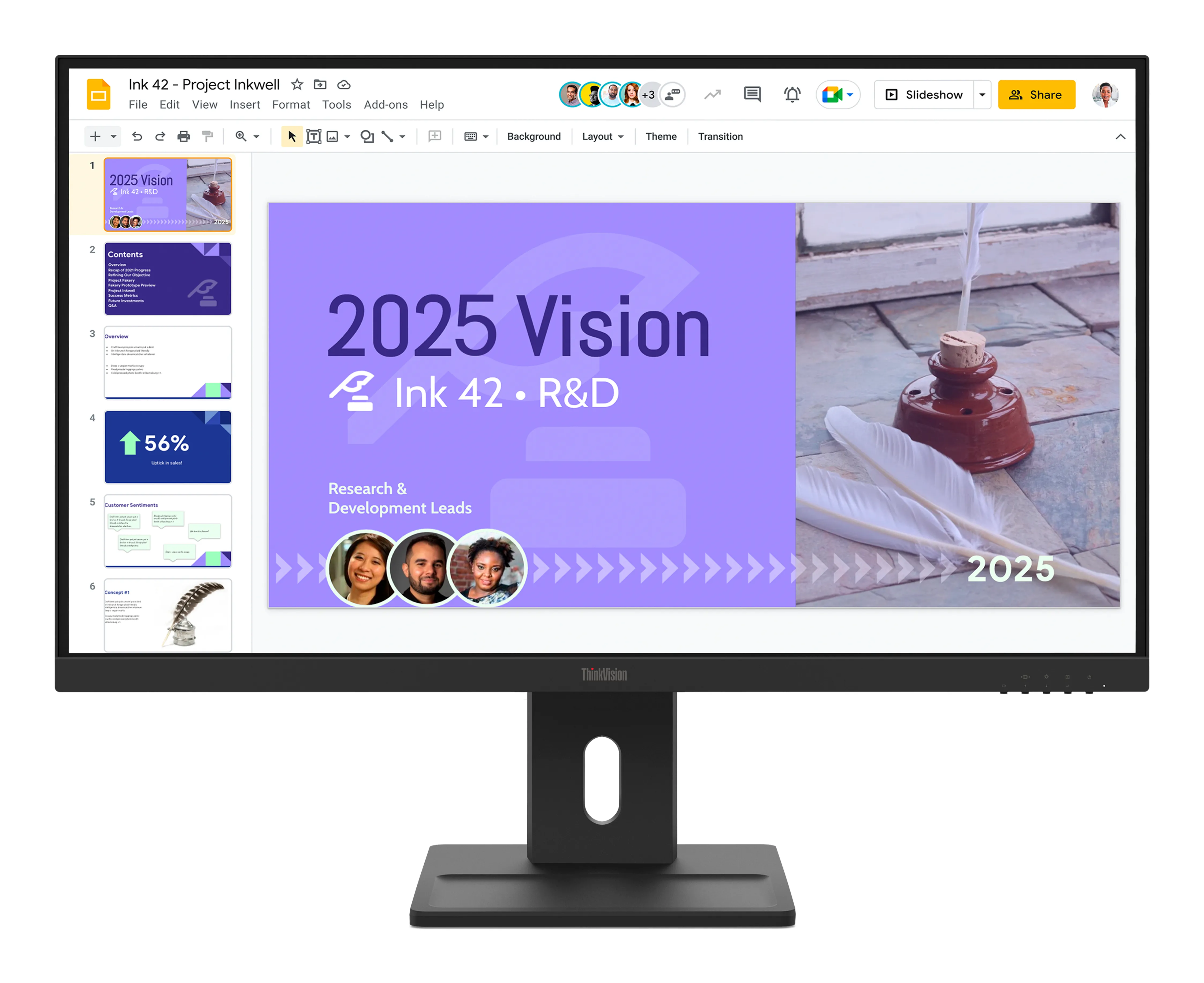 Lenovo ThinkVision E27Q-40 27" QHD, IPS skärm