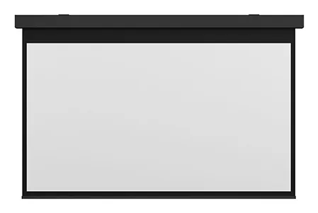 Multibrackets M Motorized Projection Screen Black Edition - Heijastusnäyttö - kattoon asennettava - moottoroitu - 77 tuuma (196 cm) - 16:9 - Matte White - musta