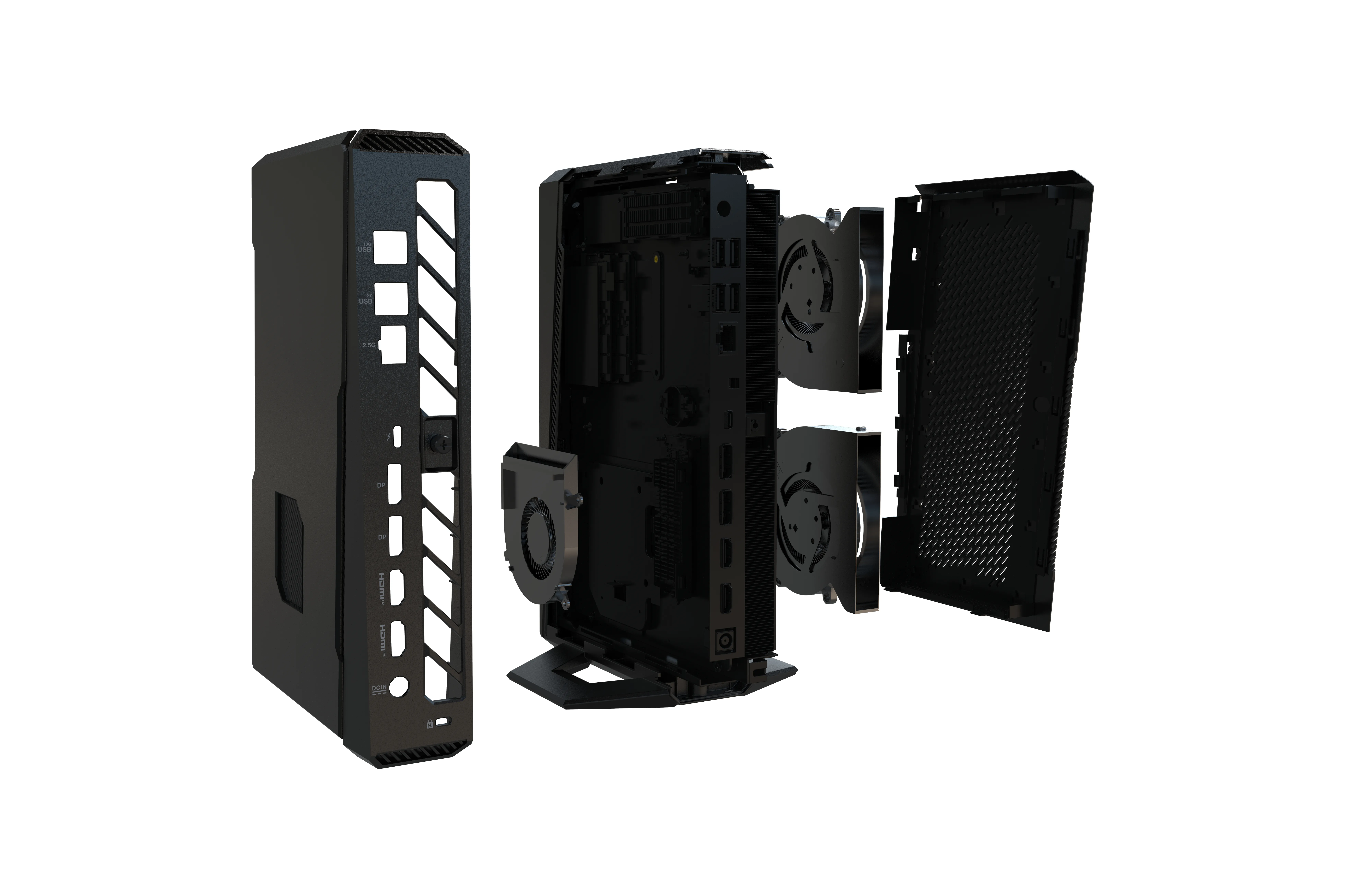 ASUS NUC 15 Performance RNUC15JNK7X50002 Core Ultra 7 255HX, RTX 5060 -minitietokonerunko, musta