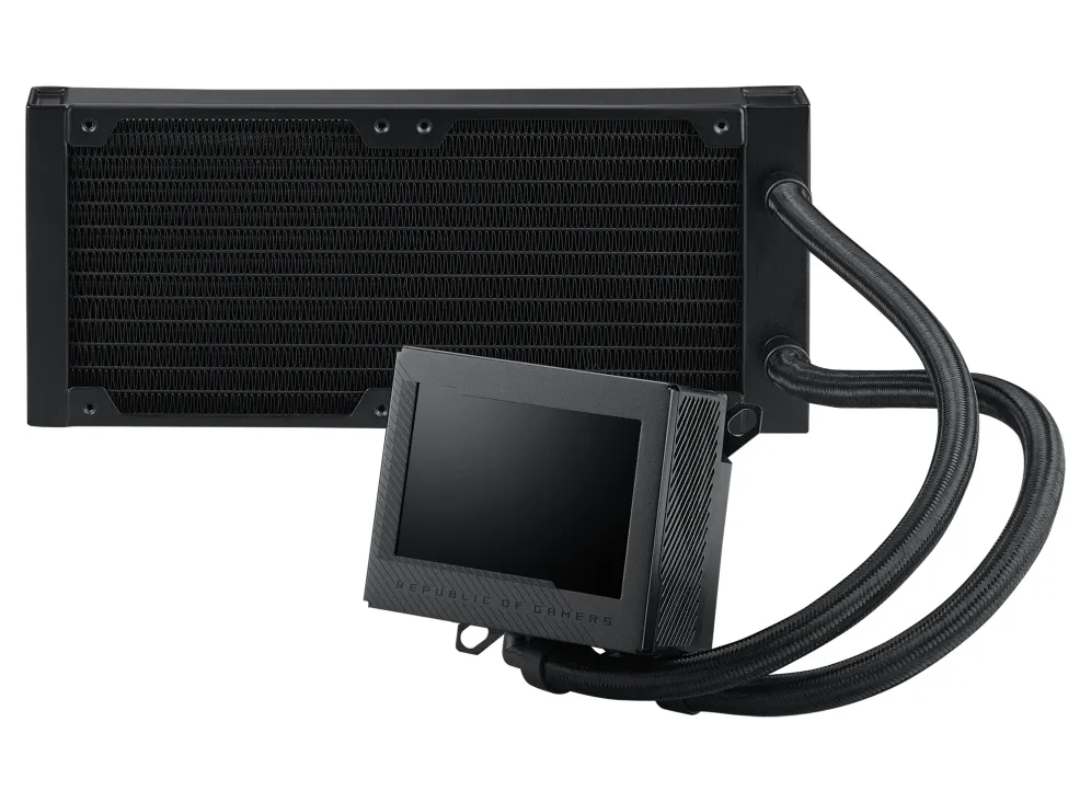 ASUS ROG RYUJIN III 240 AiO CPU Water Cooler w. 3.5"" LCD, 2x Noctua iPPC 2000 PWM 120mm (AM5 comp.)